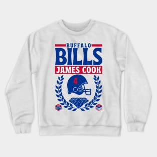 Buffalo Bills James Cook 4 Edition 3 Crewneck Sweatshirt